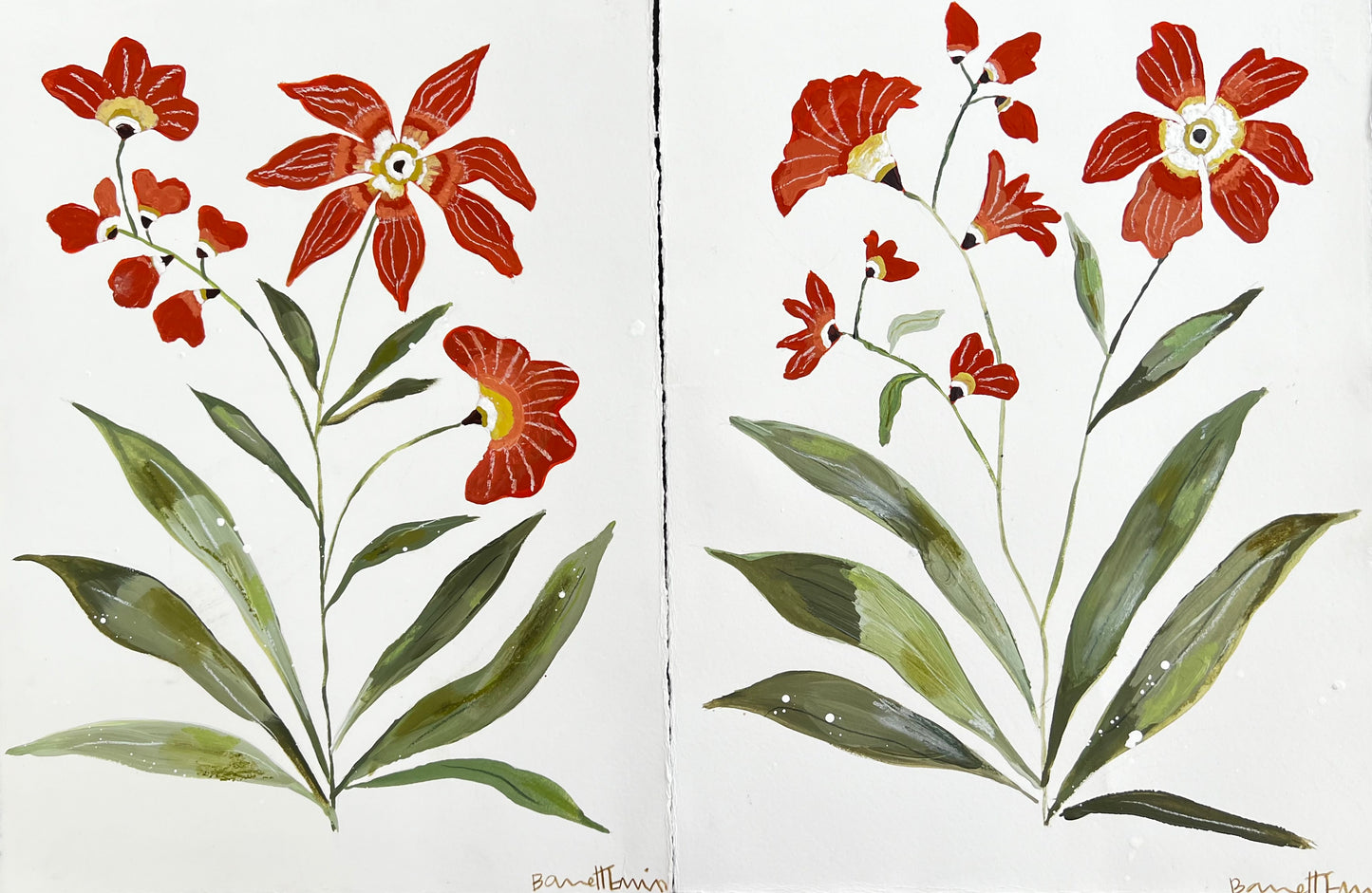 Daylilies - 11.5 x 15"