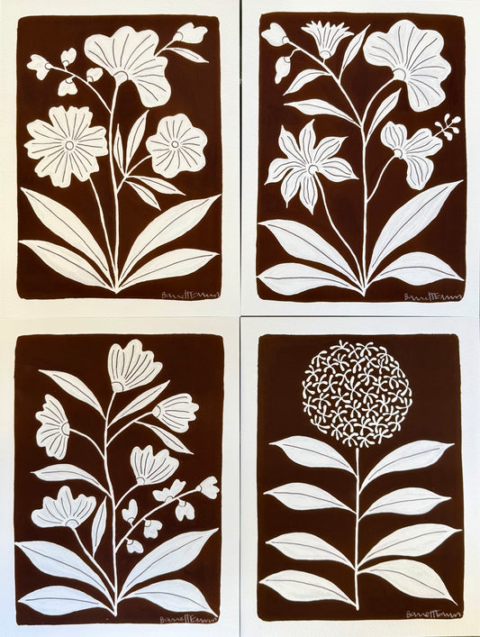 Wildflower *PRINTS* 9 x 12” - set of 4