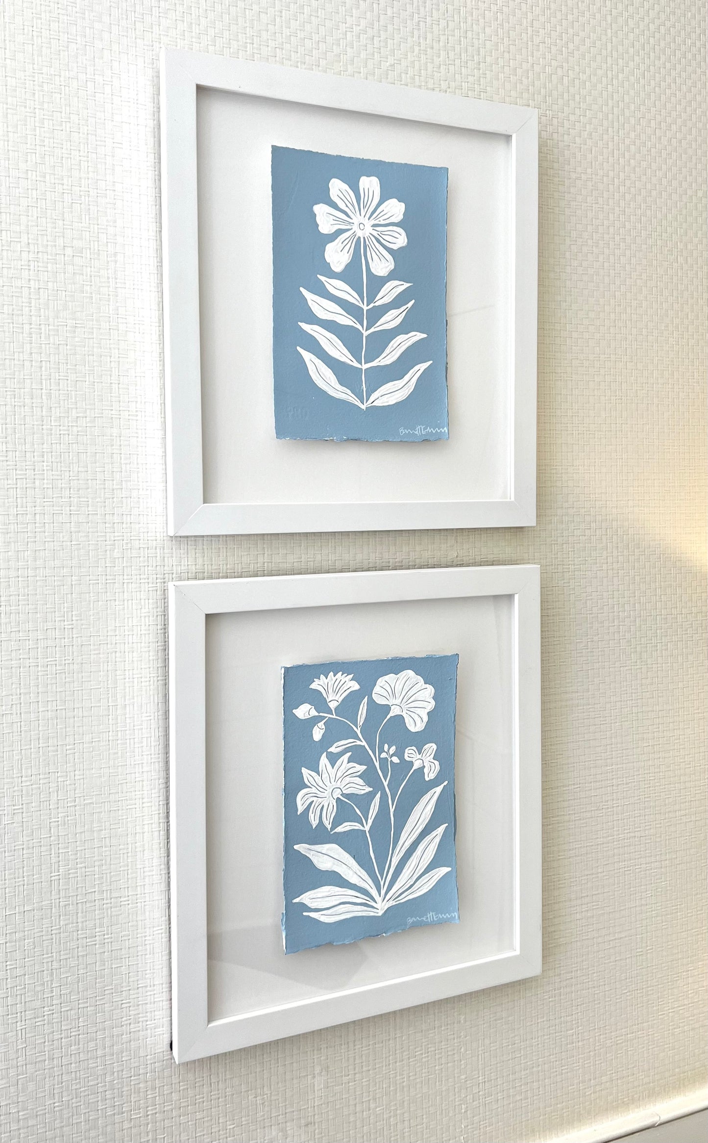 White Anemones - 7.5 x 11" SET