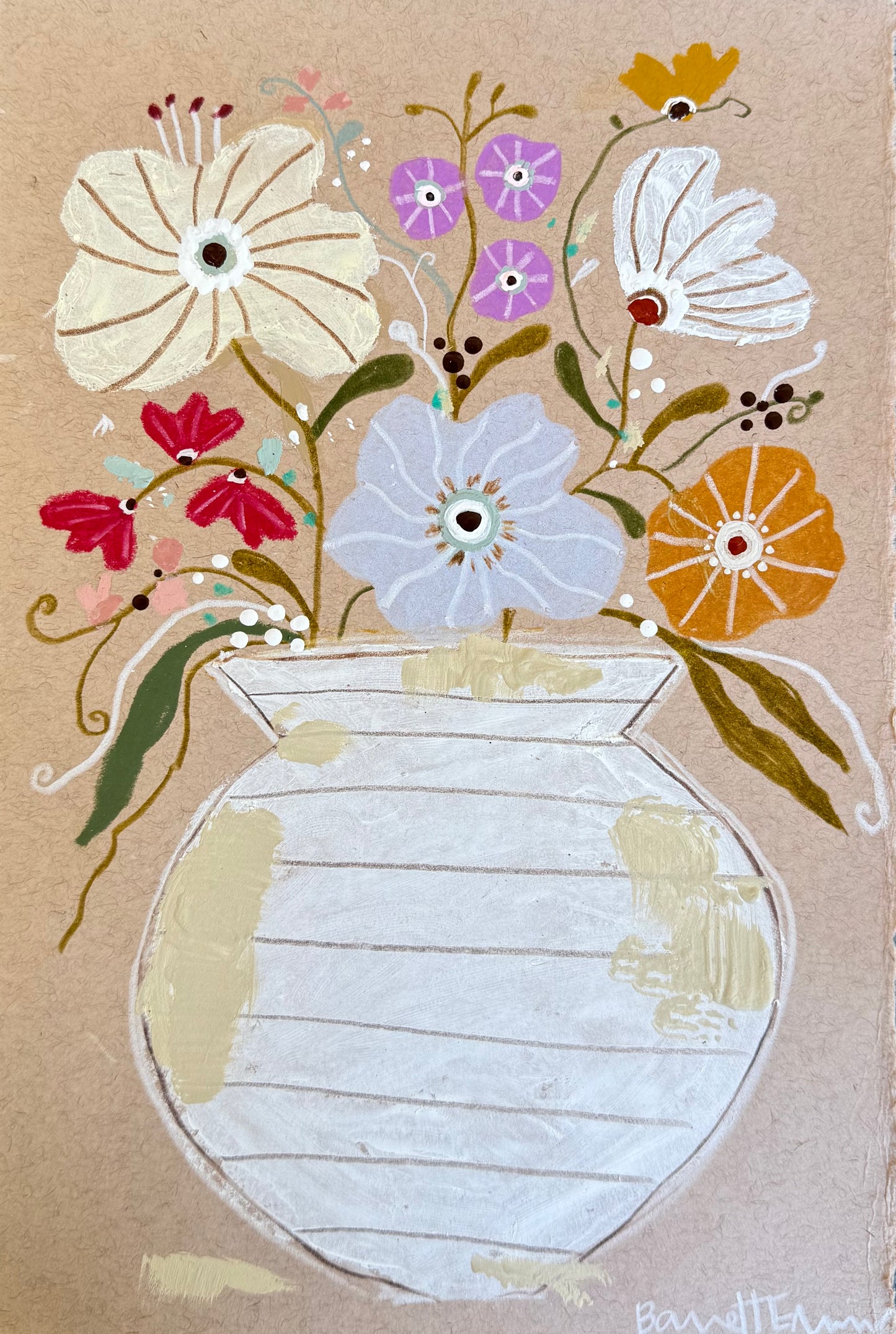 Lunar Bloom - 6 x 9"
