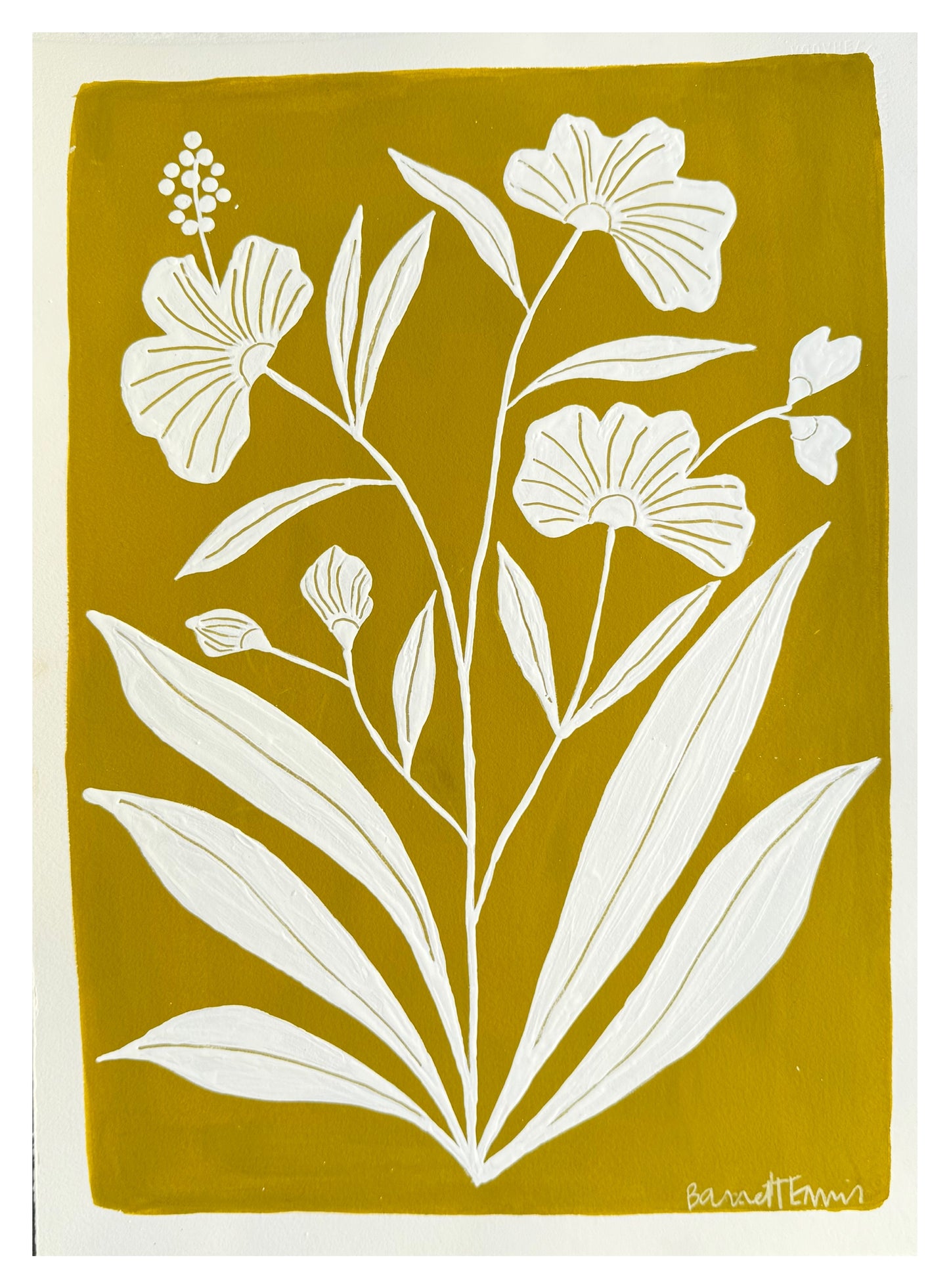 Sweetpeas - 13.5 x 18"