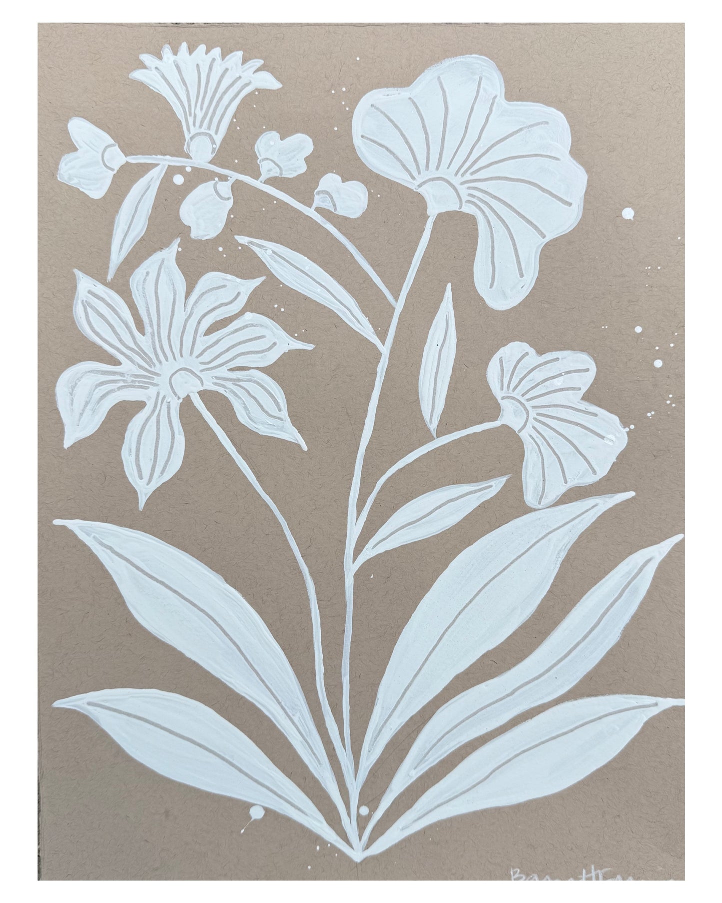 Hidden Poppies - 12 x 9"