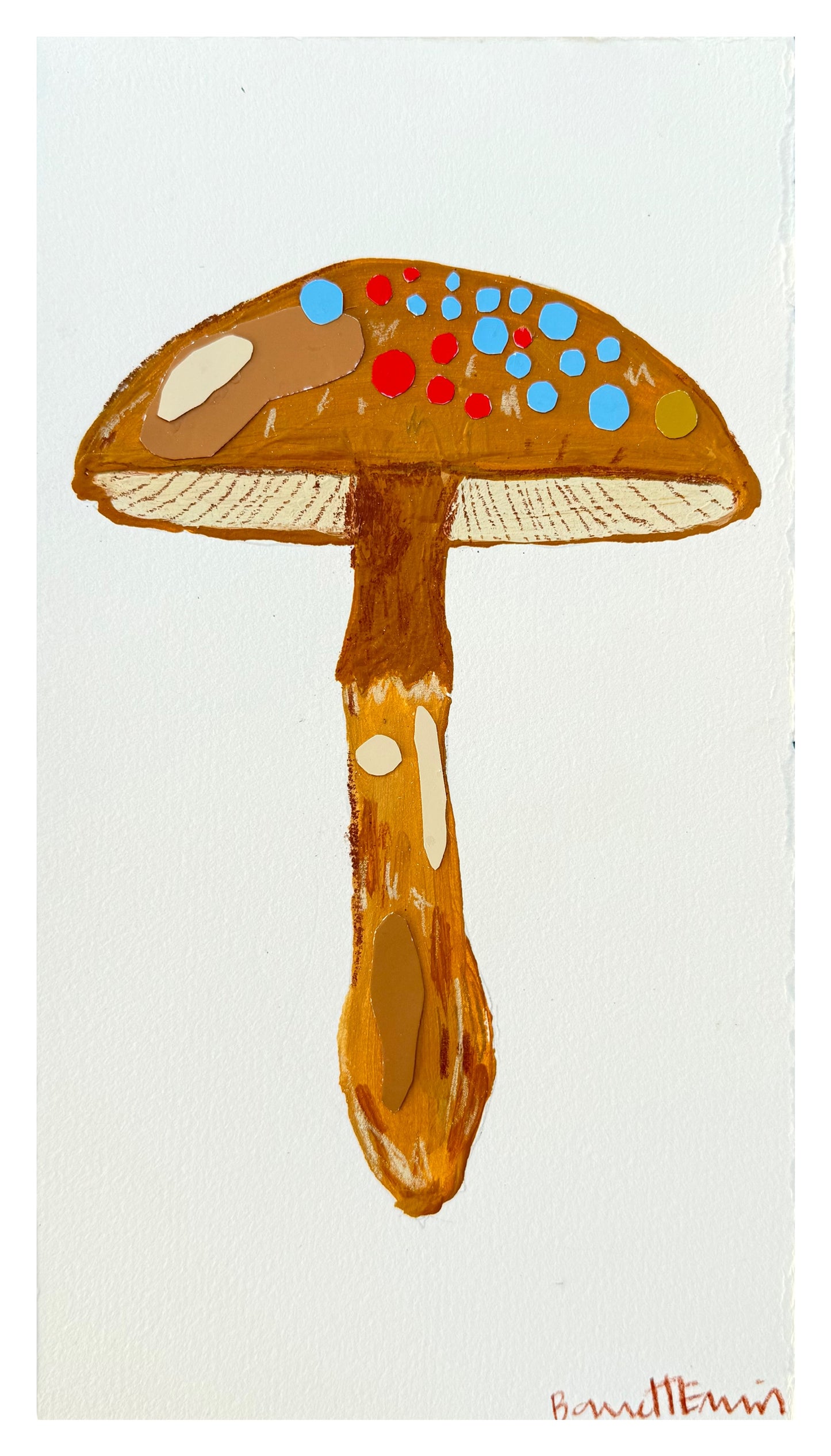Brown Mushroom - 11 x 6"