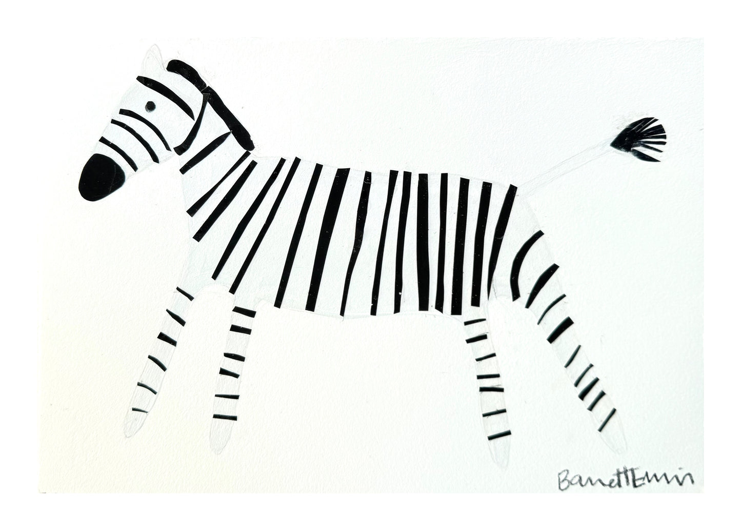 Zebra - 11.5 x 7.5"
