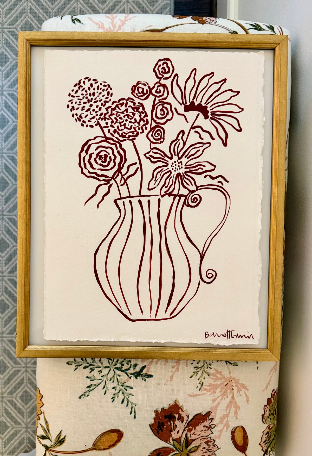 Whimsical Potted Cosmos