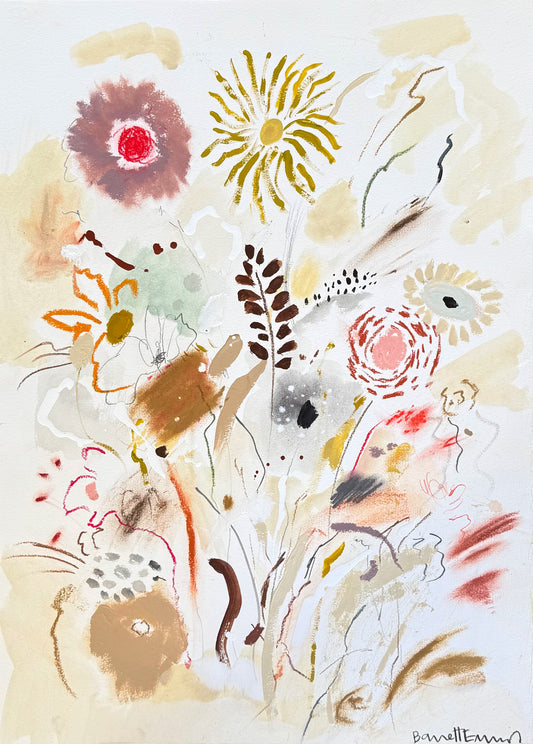 Floral Cosmos - 15 x 21"