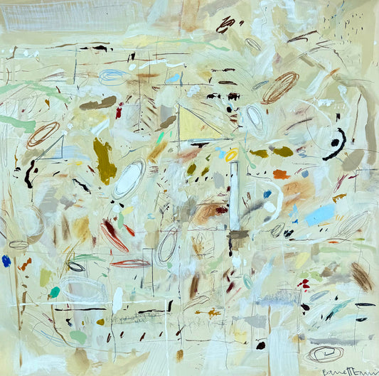 Scribble Scrabble - 30 x 30"