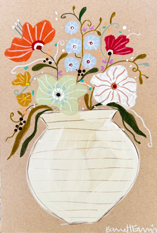 Lunar Wildflowers - 6 x 9"