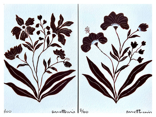 *PRINTS* Wildflowers - 6 x 9" SET