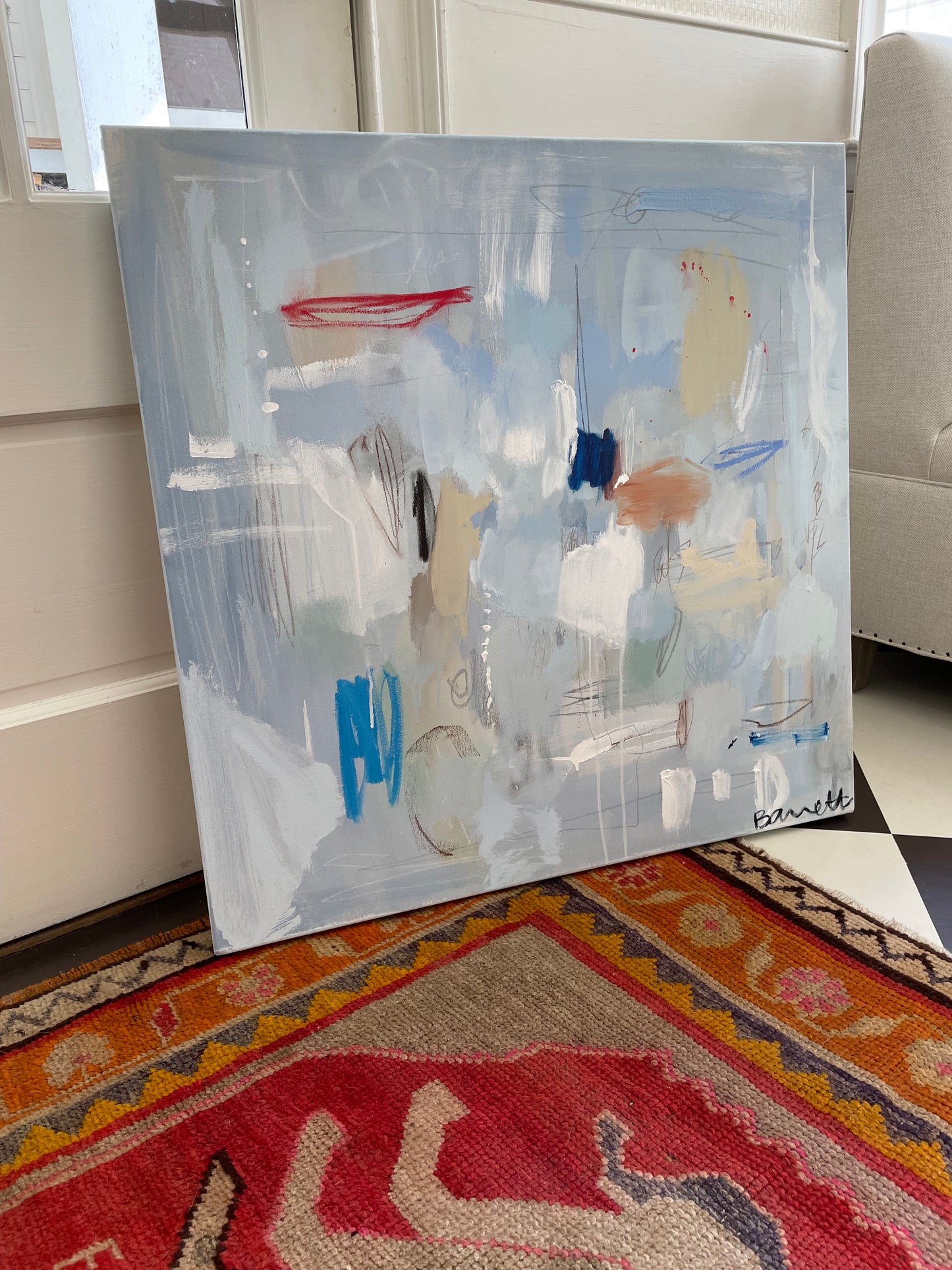 "Fragmented Blue"
